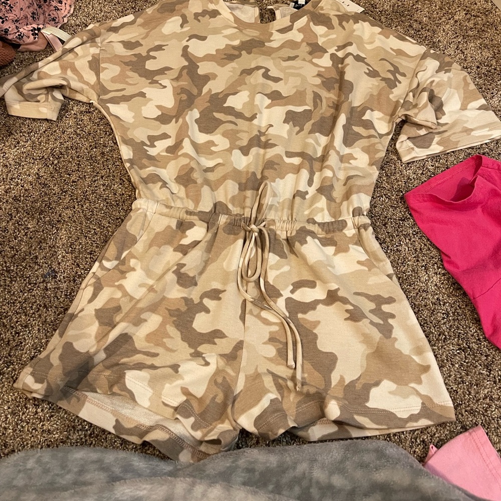 Camo romper size small